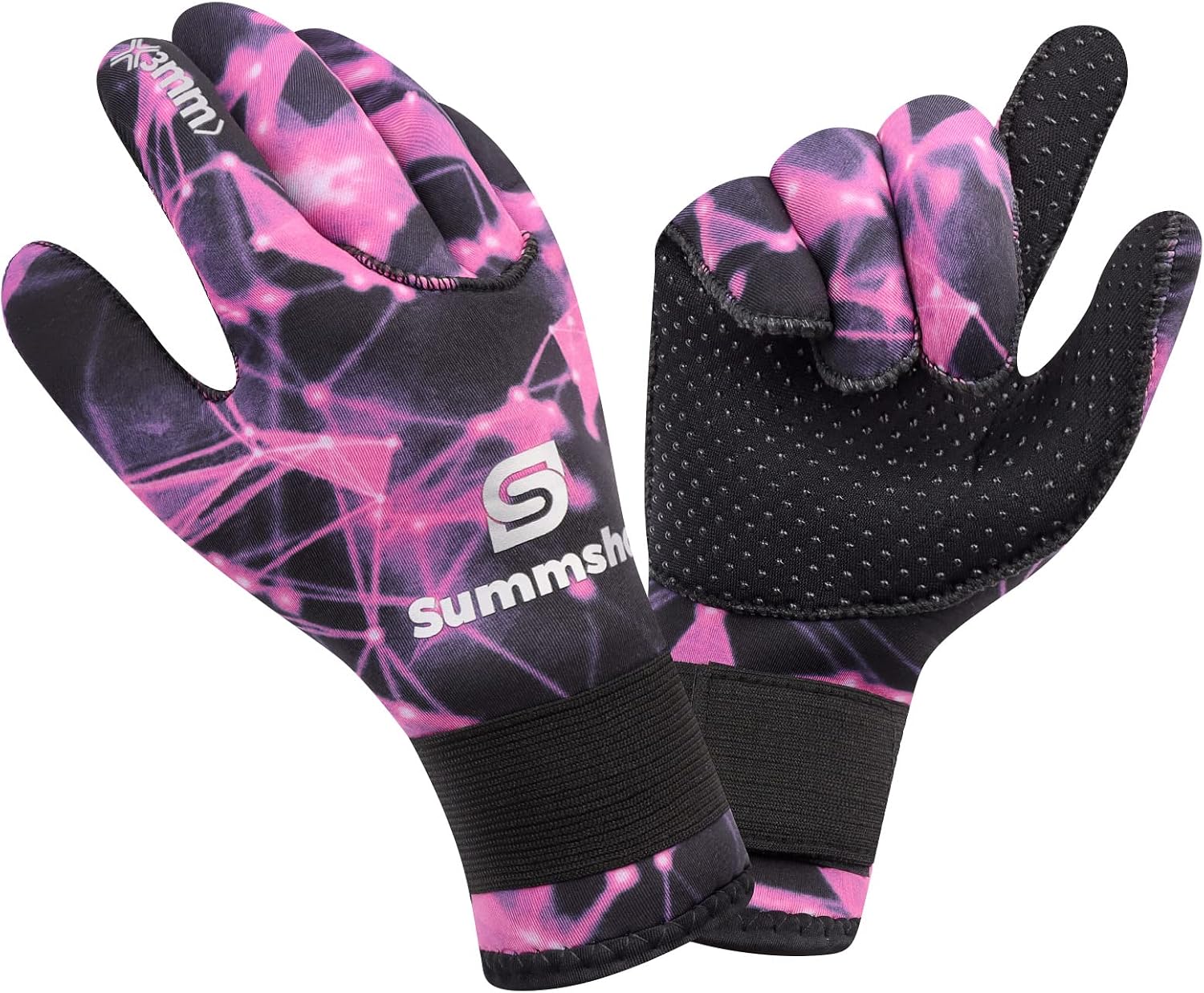 Scuba Diving Gloves, 3MM Neoprene Thermal Non-Slip Gloves for Diving, Surfing, Kayaking, Snorkeling, Sailing, Boating Neoprene Gloves for Men and Women