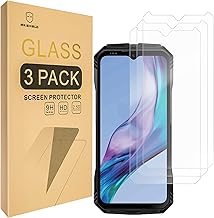Mr.Shield Screen Protector for DOOGEE V30 / V30 Pro / V30T - Tempered Glass [9H Hardness] [3 Pieces] Bubble Free Screen Protector