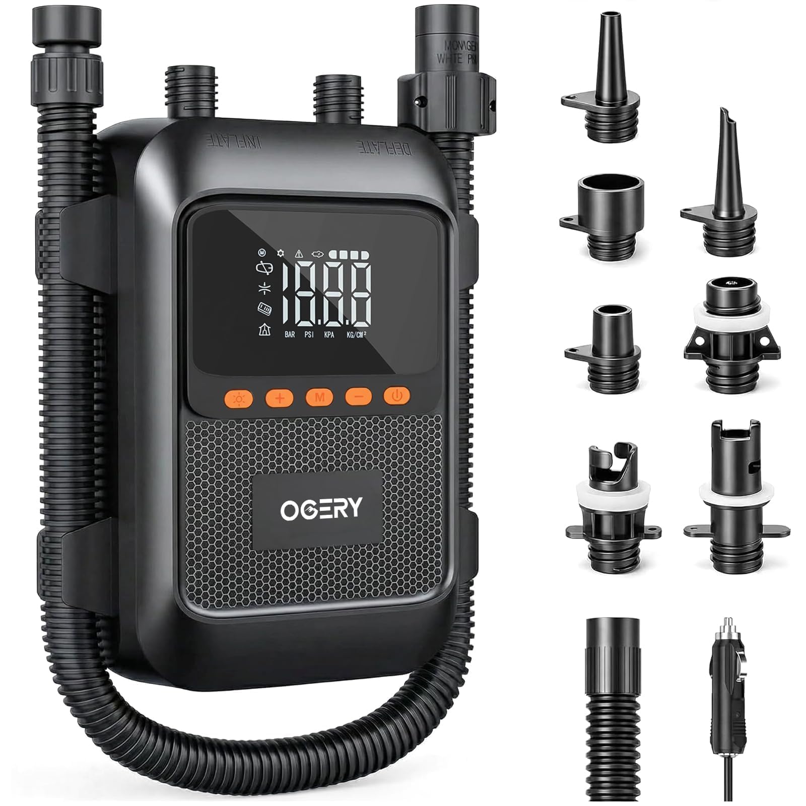 Photo 1 of OGERY Paddle Board Electric Pump - Black