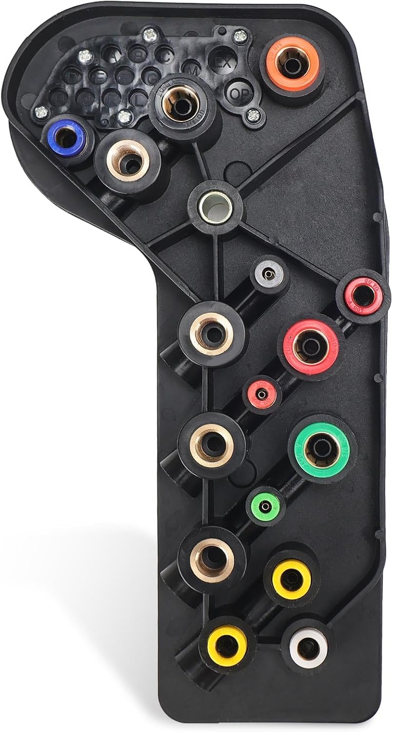 12-21425-001 Air Line Manifold with 1/8 Inch NPT Fittings Fit for Freightliner Cascadia 2008-2018 Replace# 12-21425-001 12-21425-002 1221425001 1221425002 170.1015 FR-BRKE384
