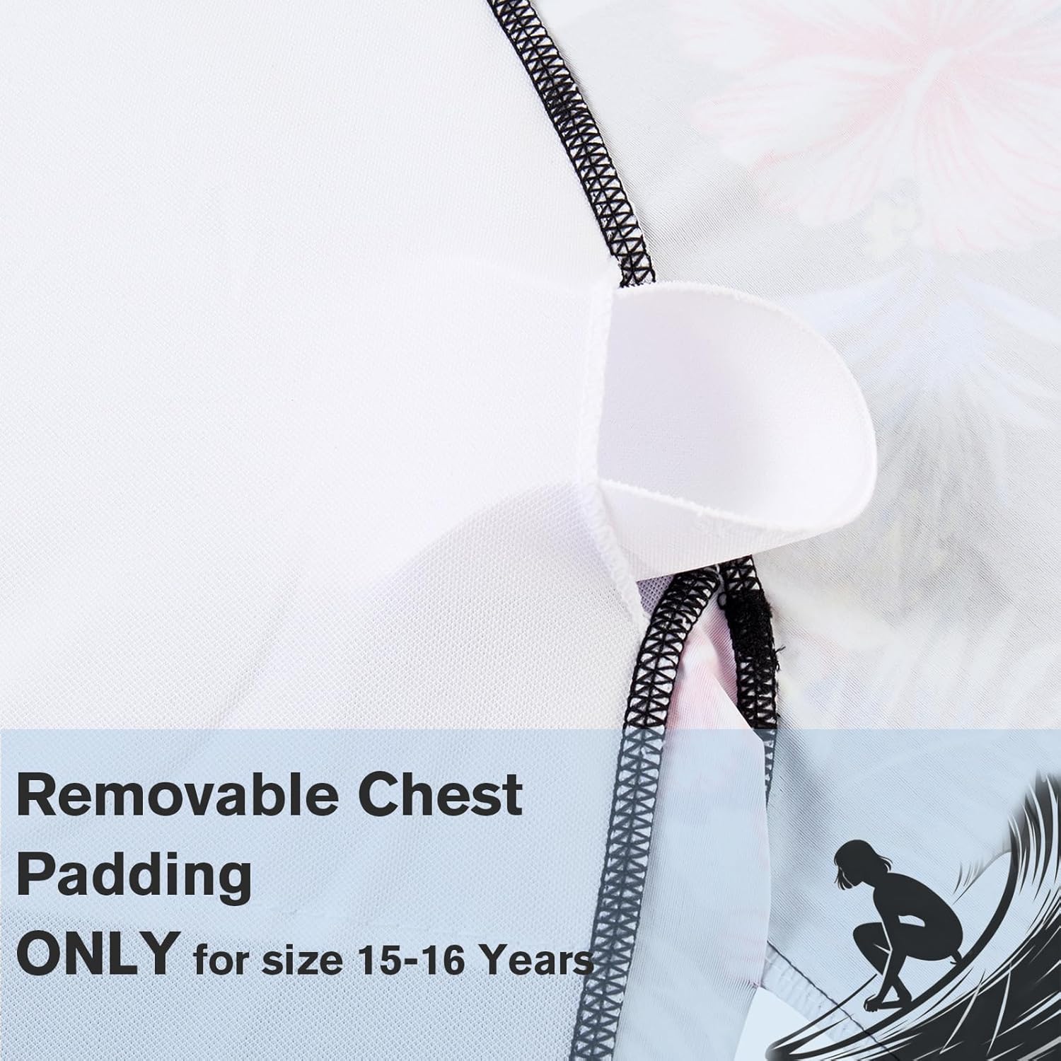 Enlifety 7-16T Girls Swimsuit 2 Piece Bathing Suit Short Sleeve Rash Guard Swimwear Set - Image 7