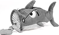 BG Climbing Original Shark Chalk Bag - Wide 12cm Mouth, Lightweight for Bouldering, Gym & Sport Climbing - Fun Shark Design