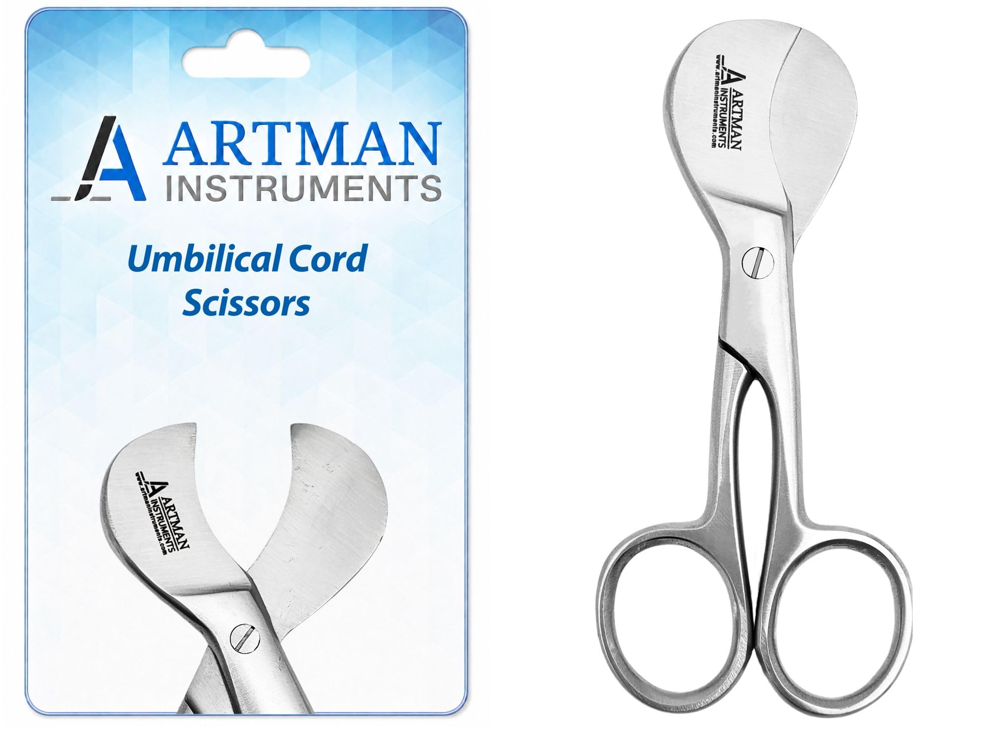 Artman Pet Umbilical Scissors - Stainless Steel -1