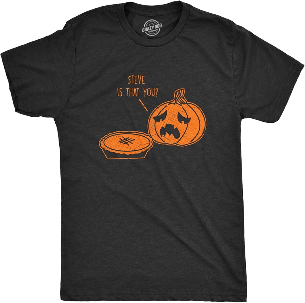Crazy Dog Tshirts Mens Steve is that You T Shirt Funny Halloween