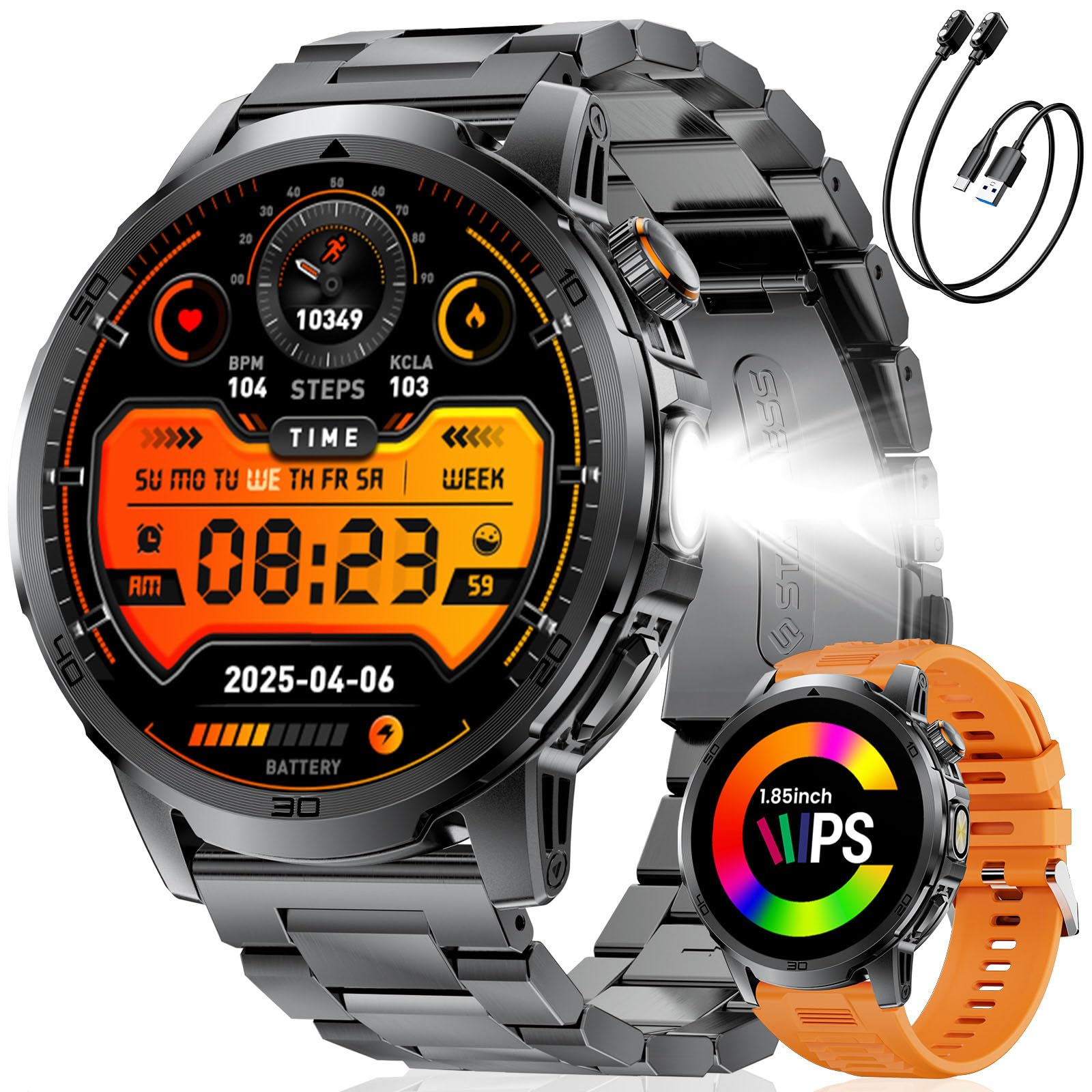 Smartwatch Herren 1,85