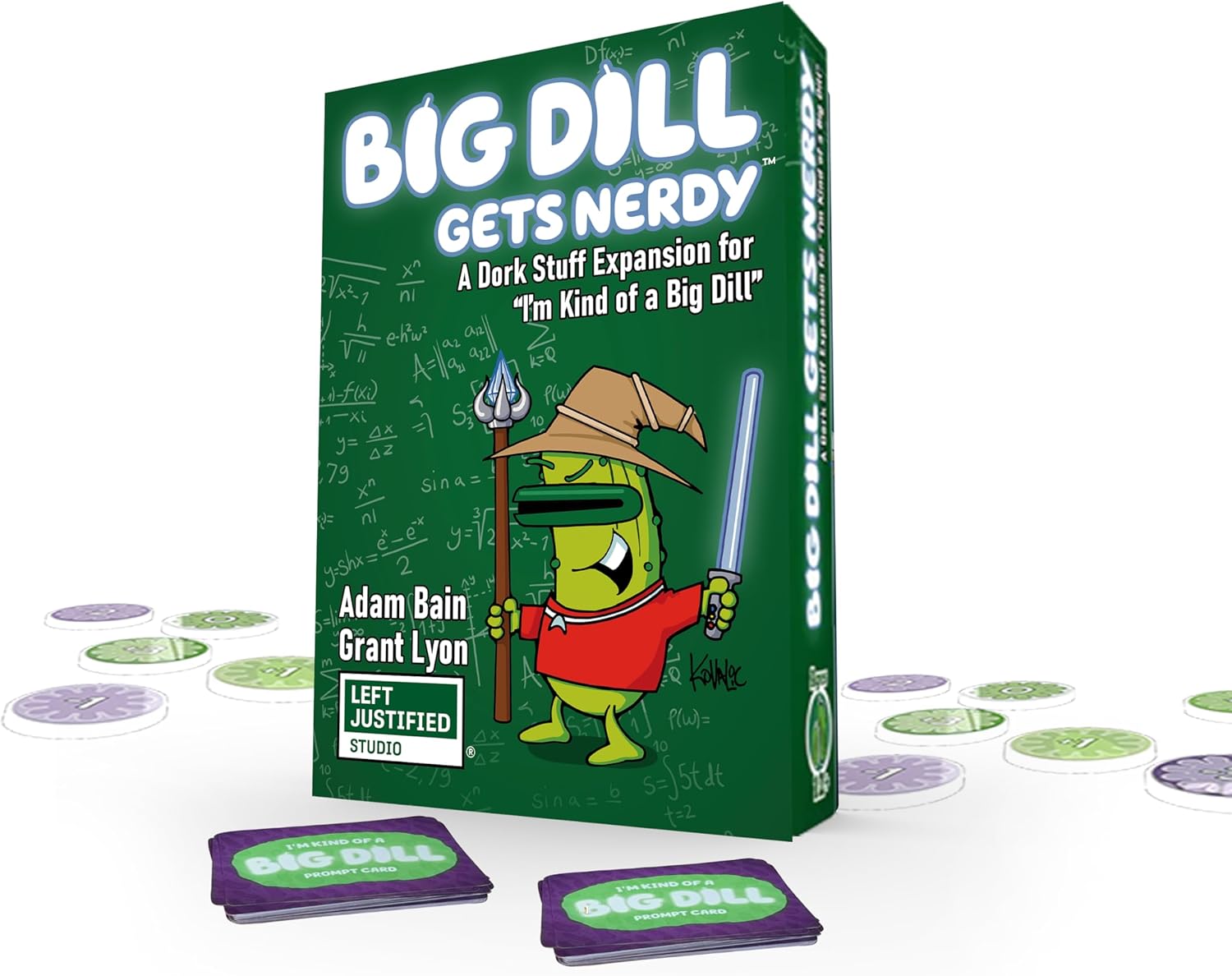 I'm Kind of a Big Dill — Hilarious Party Card Game for Adults & Teens — Perfect for Game Night & Parties — Bluffing, Guessing & Exaggeration with Tokens for Friends & Family Fun!