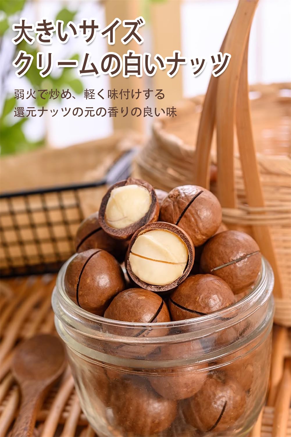 Amazon.co.jp: 夏威夷果 澳洲坚果 450g/缶 ナッツ マカダミアナッツ 殻