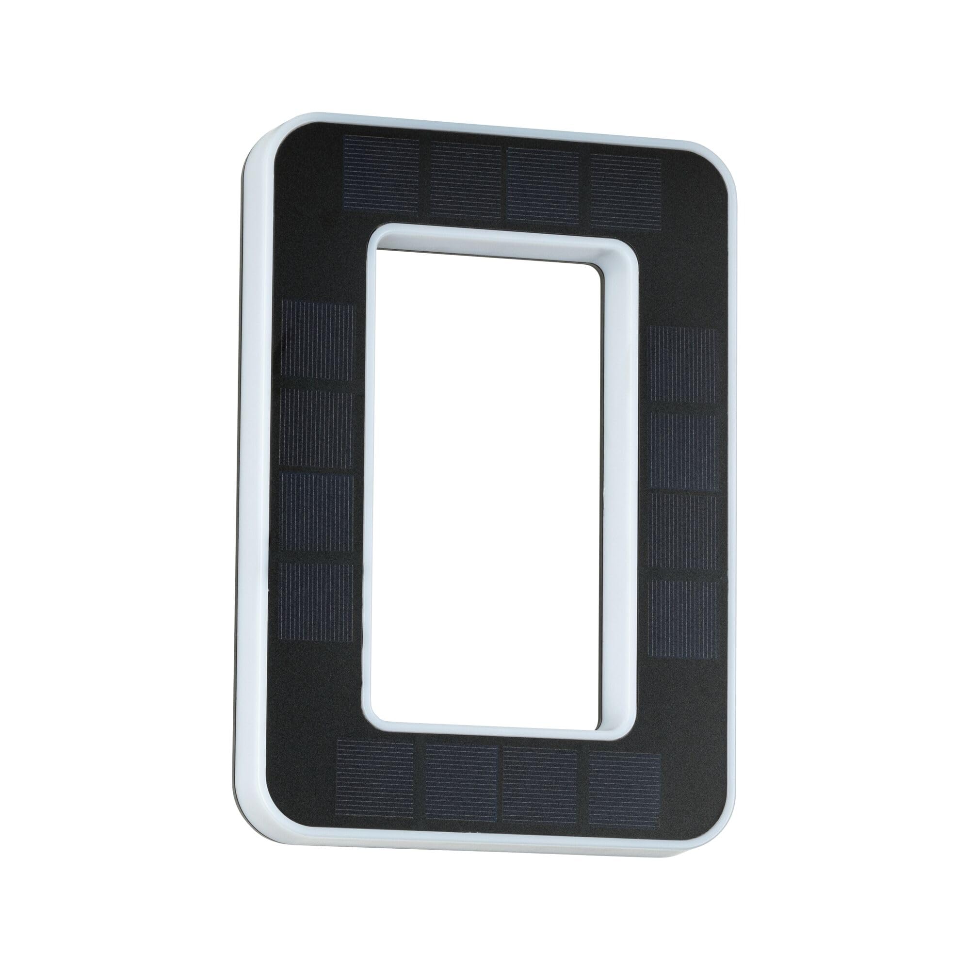 Paulmann 79851 LED Solar Hausnummer 10 IP44 Warmweiß Akku wechselbar incl. 1x0,2 Watt Solarleuchte Schwarz Solarlampe Kunststoff Solarlicht 3000 K