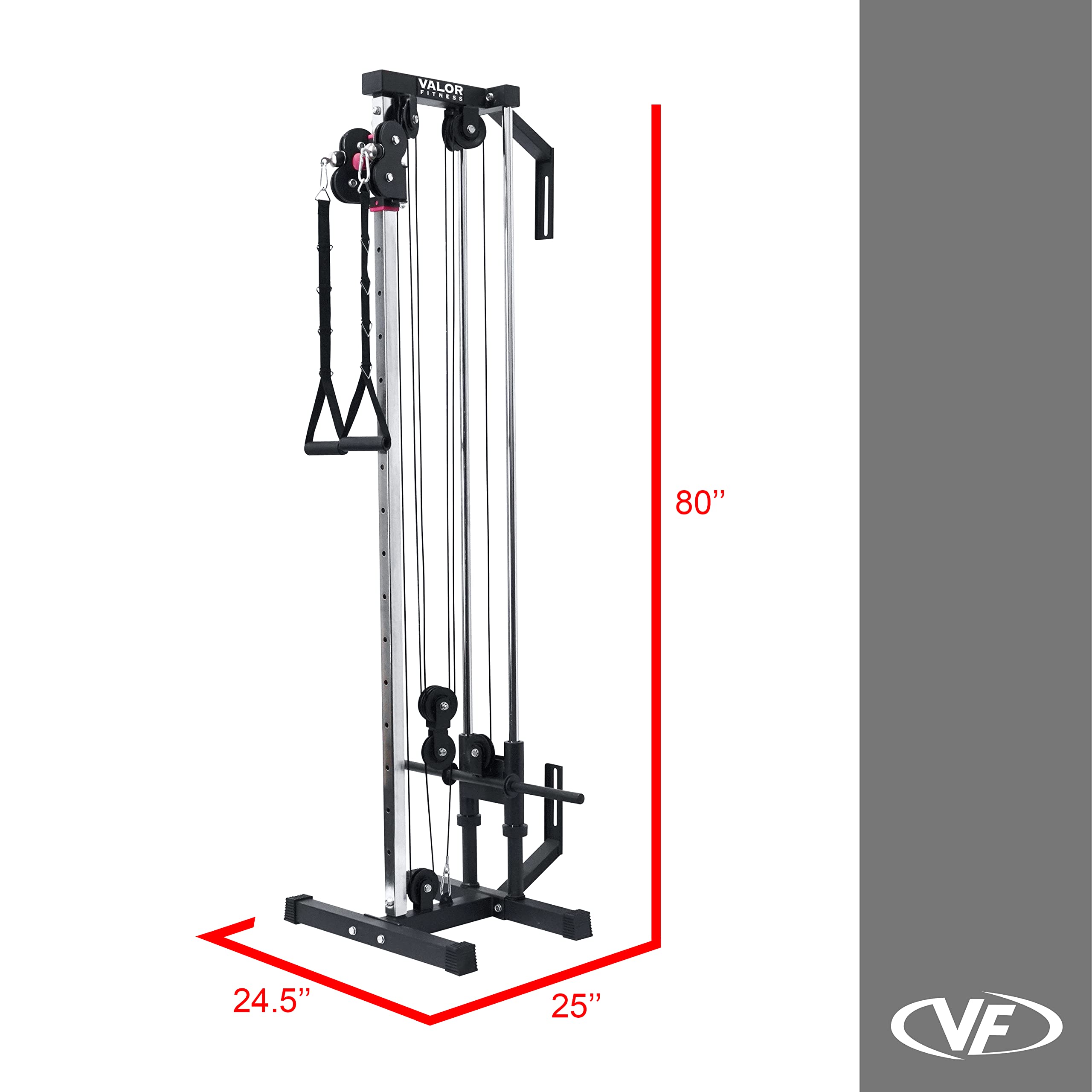 Lat Pulldown Machines CABINAHOME Wall Mount Cable Station, Space Saving ...