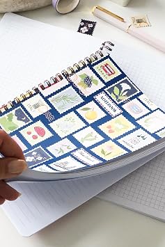 Matt Notebook A5 Spiralli Okul Defteri 80 yaprak 2'li Set – Çizgili & Kareli