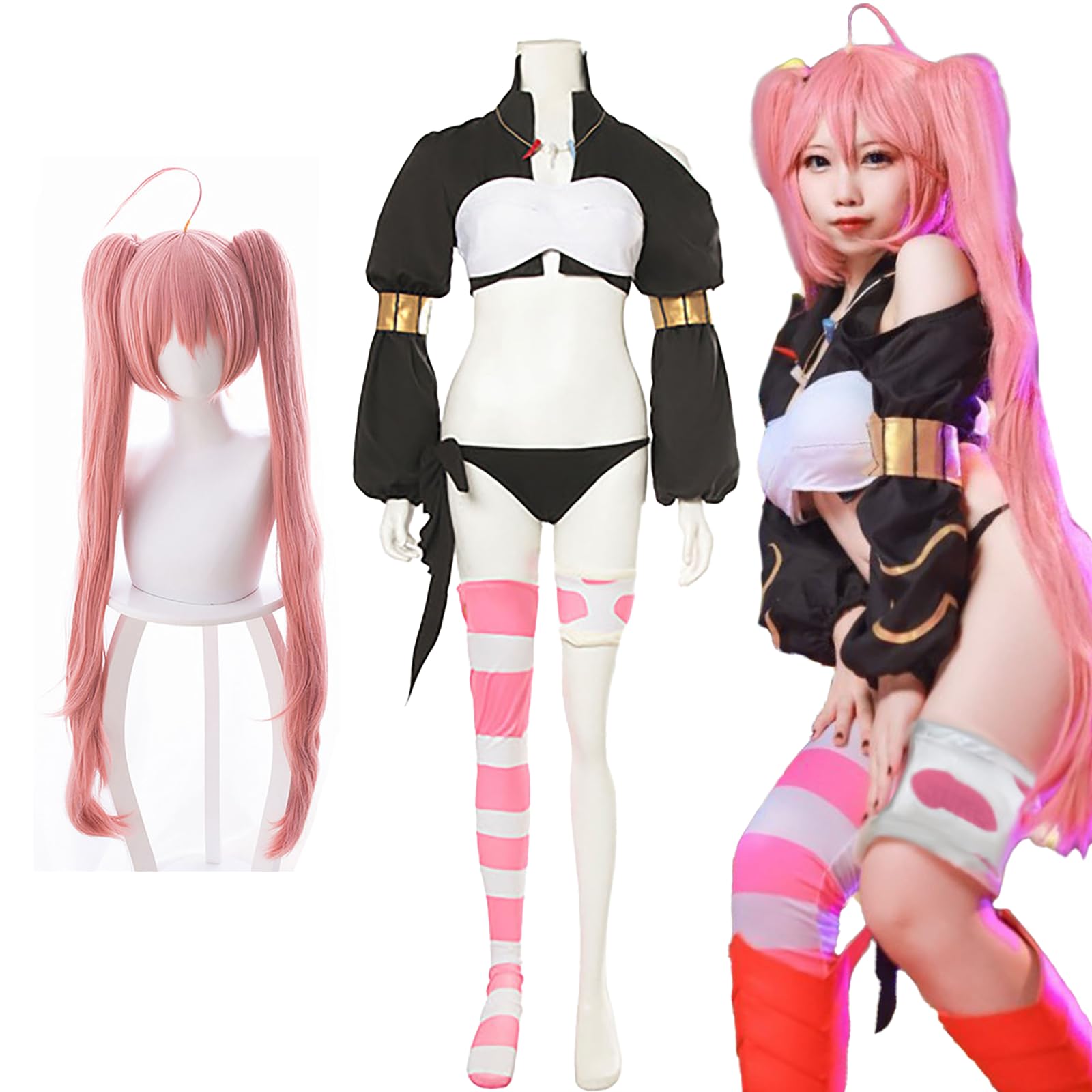 Amazon.co.jp: [milky time] ウィッグ付き 転生したらスライム