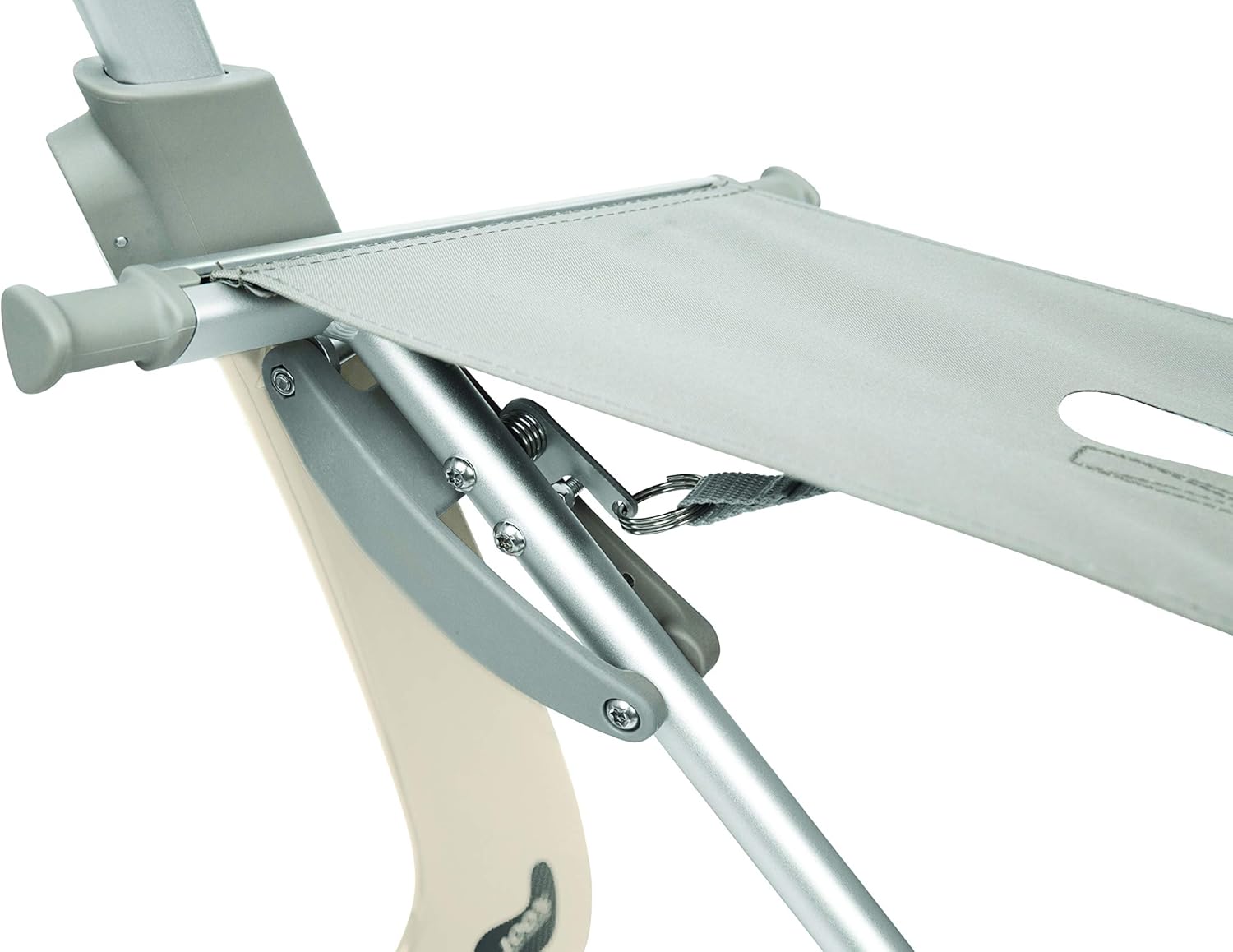 byACRE Carbon Ultralight Rollator Walker with Organizer Bag, Wide Track, Oyster White
