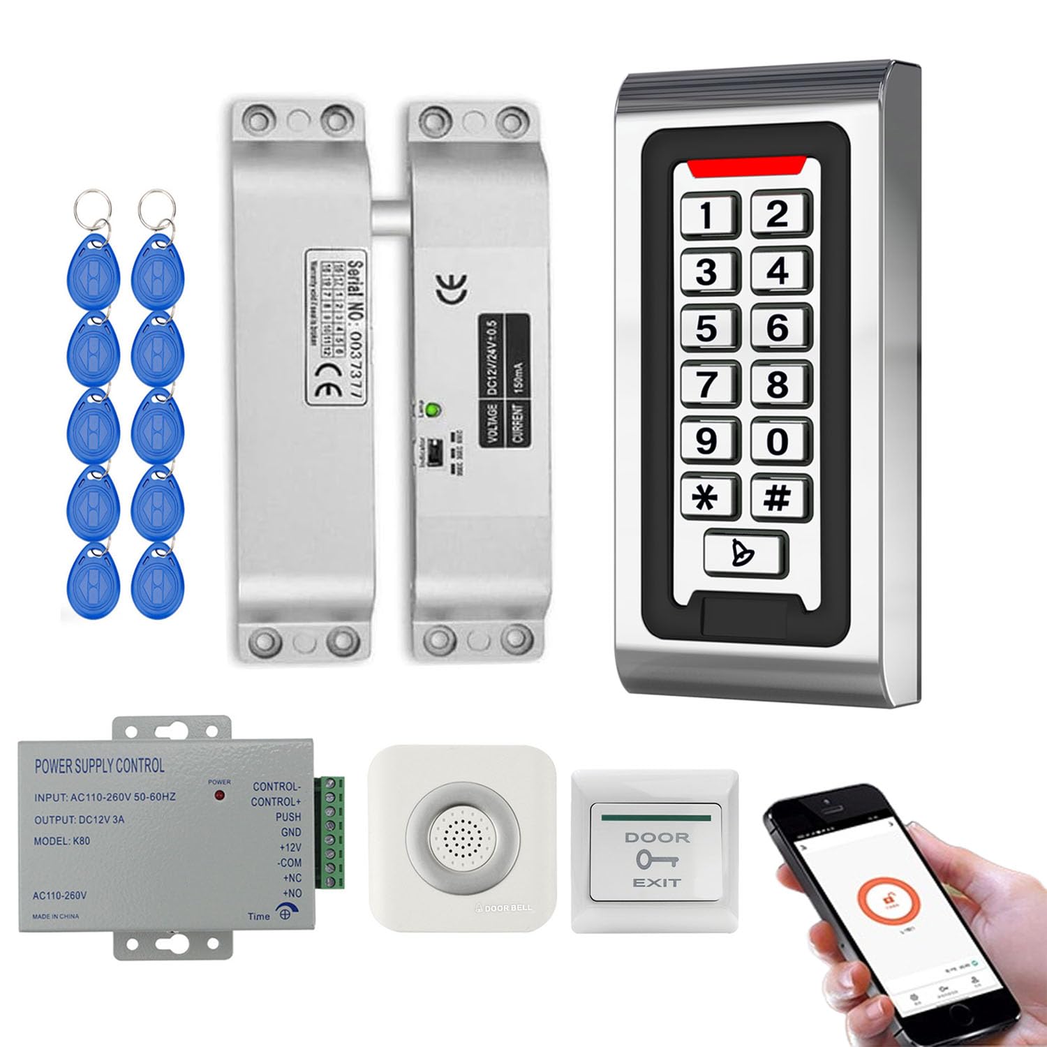 Système de contrôle d'accès WiFi Tuya pour sécuriser la porte de votre maison