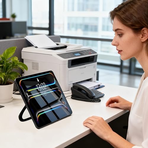 Miniatura 3 de Tablet Stand Magnetic Rotatable Foldable Portable Adjustable Tablet Stand Phone Mount Ideal for Home Desktop Travel Dorm School Kitchen Bedroom