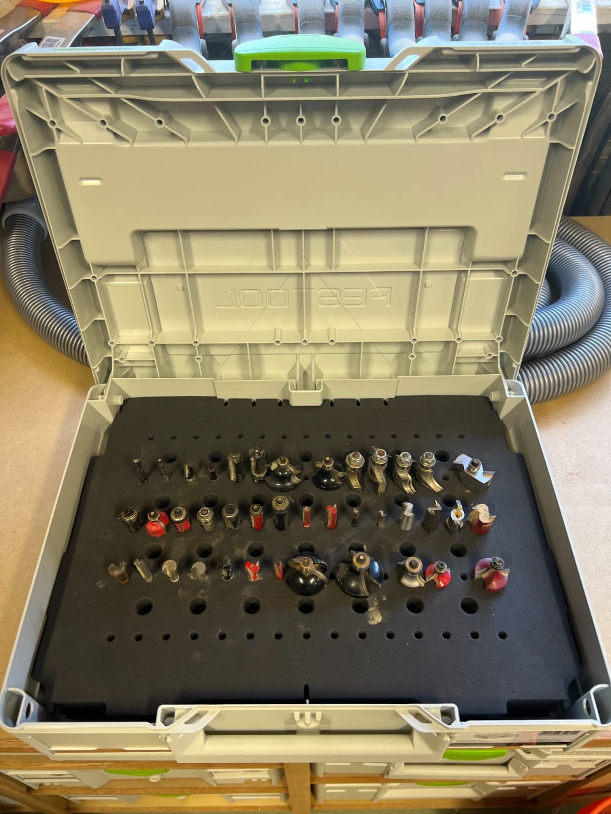 $4/mo - Finance POWERTEC 71419 Router Bit Storage Tray for Festool ...