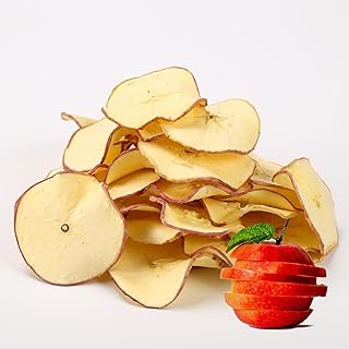 Dried Apple Slices Dehydrated Apples 10.58oz(300g) - 100% Natural Fruit Snacks,Apple Chips,No Sugar Added - Dried Apple Slices for Cocktails Garnish Crafts Potpourri, Freeze Fruit Snacks
