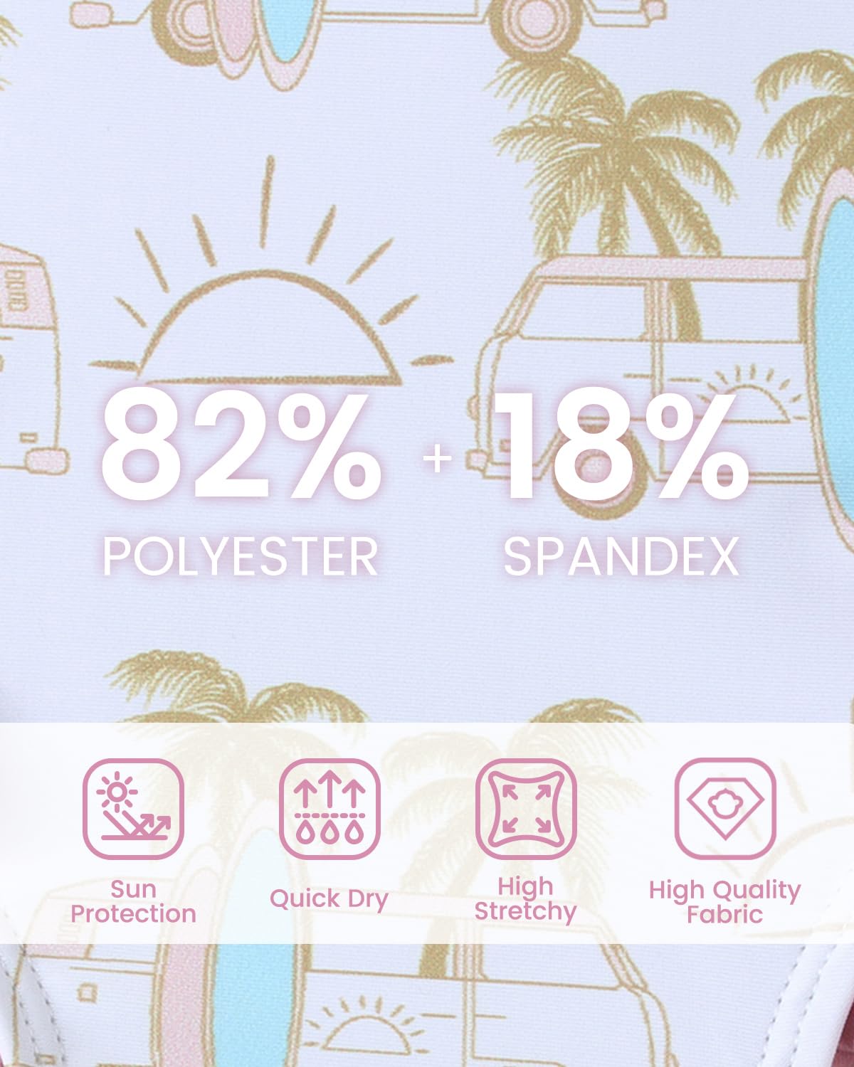 WYTbaby Uv Vestiti Bambino Ragazza Un Pezzo Manica Lunga Costume Da Bagno Hawaii Volant Uv Costumi Da Bagno Ragazza 0-24 Mesi