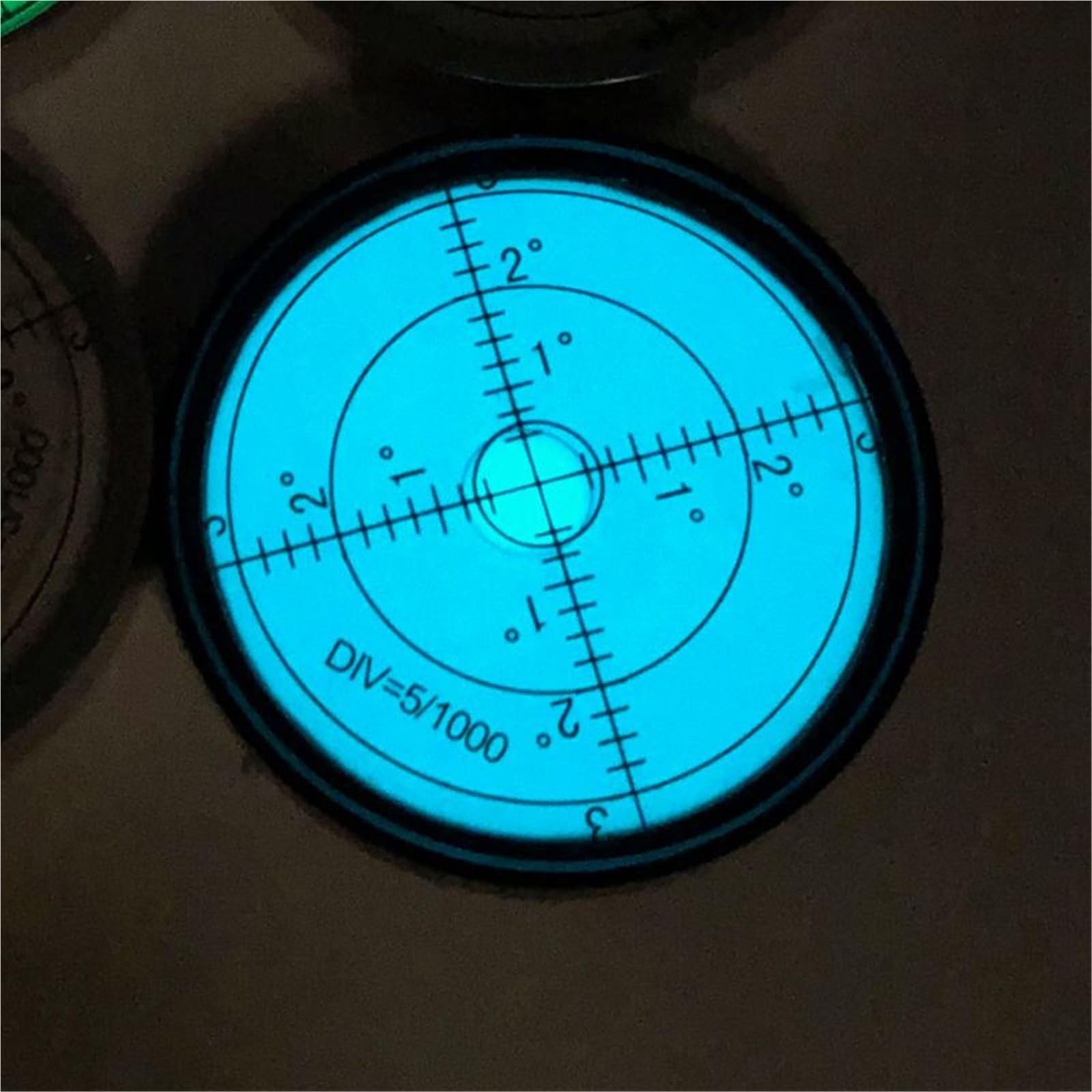 Niveau à bulle universel rond en métal, outil horizontal, diamètre 60 x 10 mm, magnétique disponible (1 pièce).