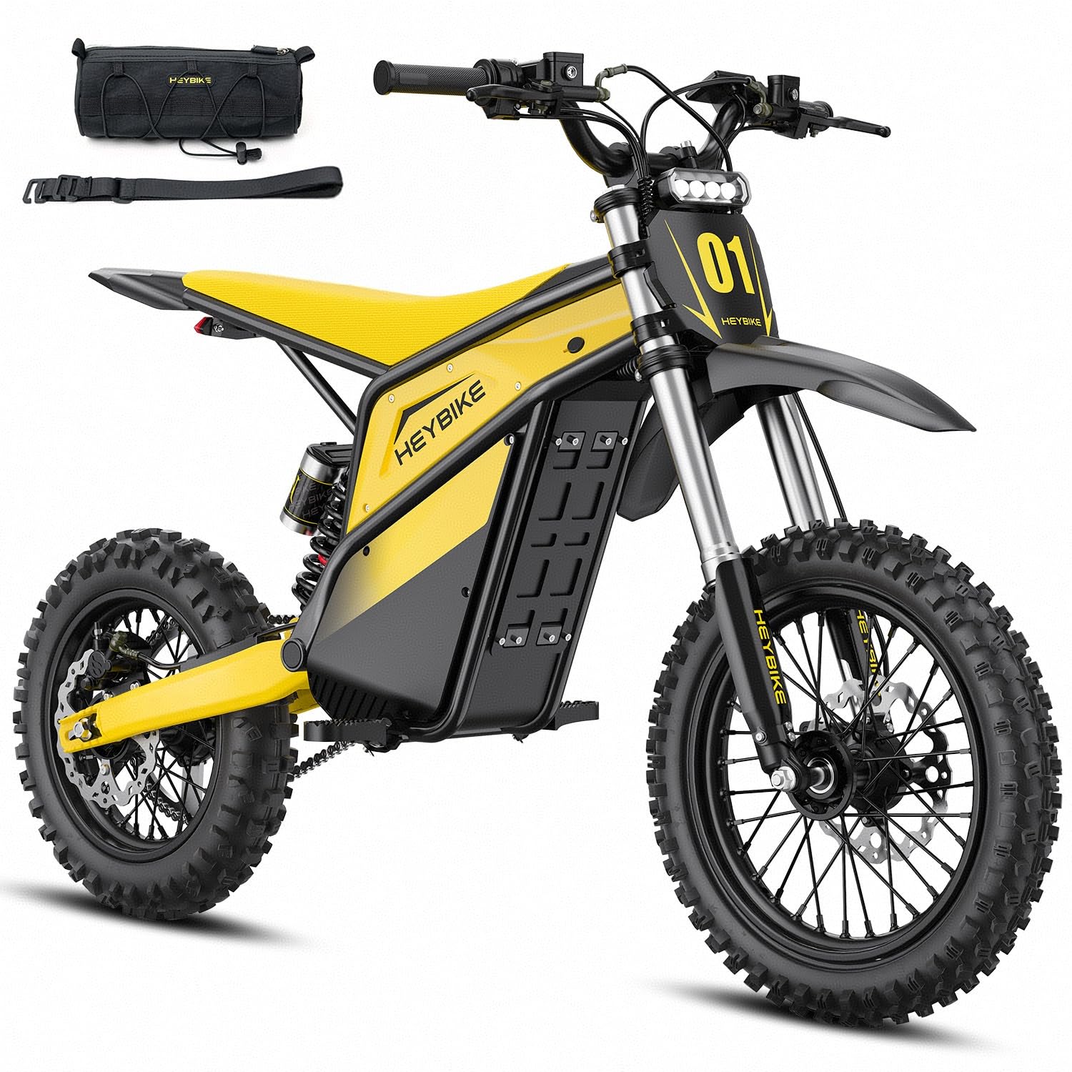 Heybike Electric Dirt Bike Villain, 4160W Electric Motorcycle, 45 MPH