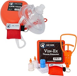 Archer MedTech - Ven-Ex Venom Extractor and CPR Mask Bundle