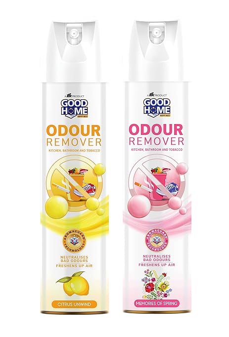 Good Home Odour Remover Citrus Unwind and Memories of Springs - Pack of 2