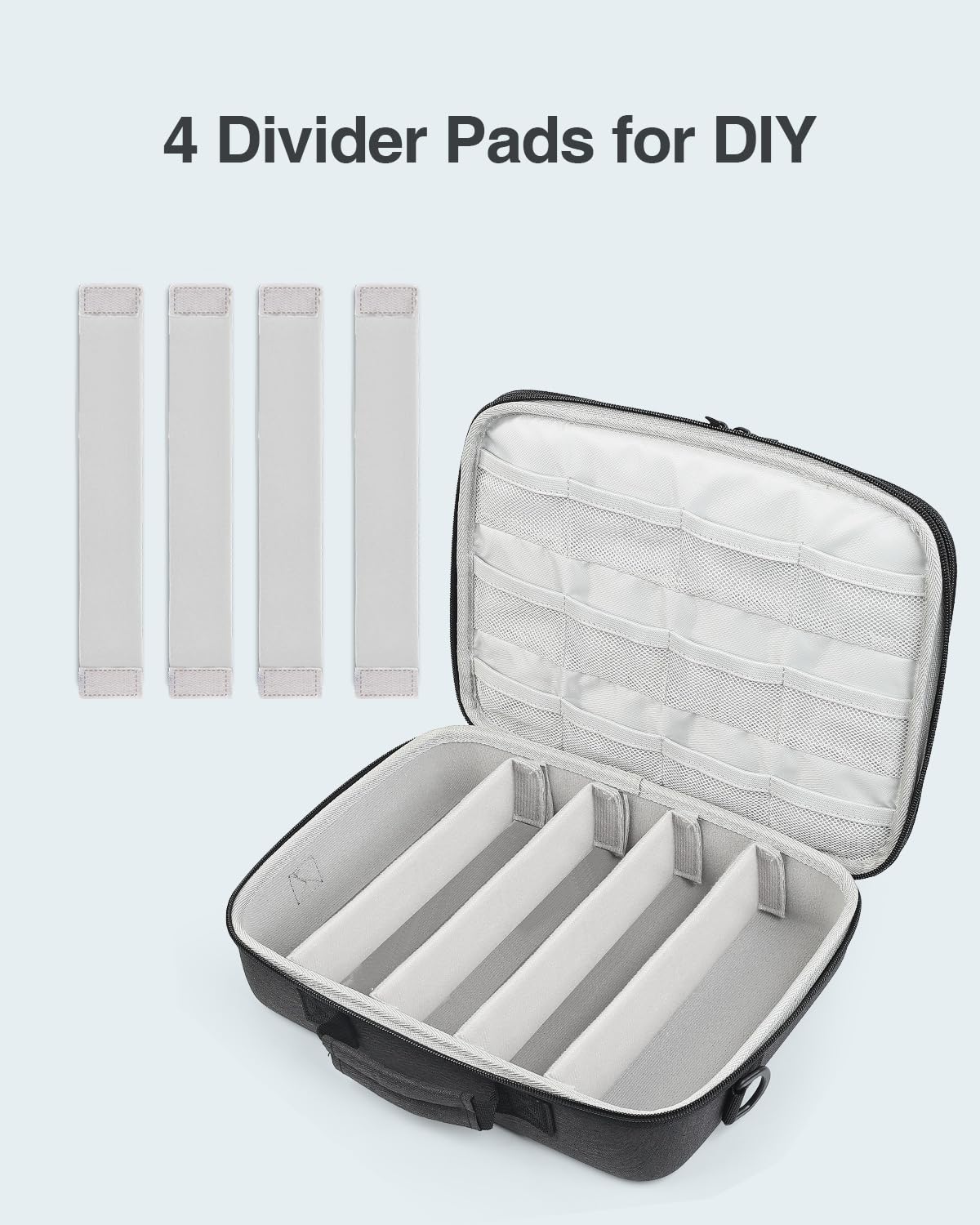 Luxtude Große Friseurtasche, Friseurbeutel für Schermaschinen und Zubehör, große Haarschneidemaschine für Reisen, Schermaschine und Trimmerkoffer, Friseurzubehör für Wahl 5Star/Hatteker/Oneisal/Andis