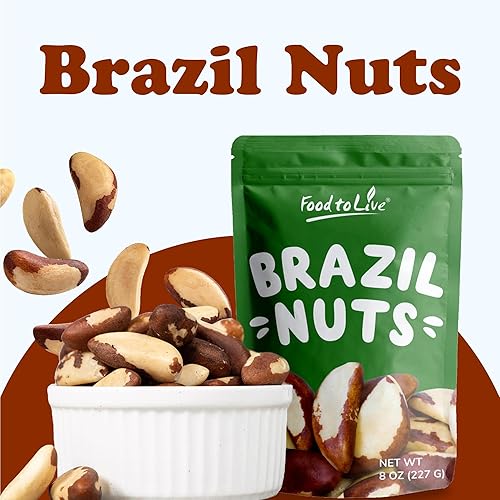 Miniatura 7 de Nueces de Brasil orgánicas Food to Live (crudas, sin cáscara)