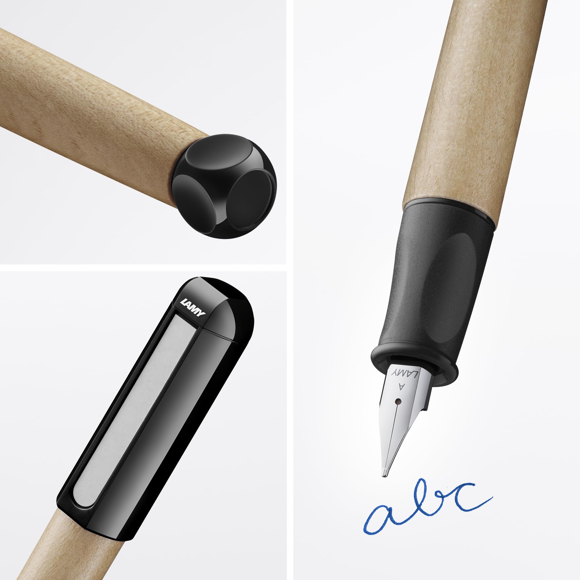 Amazon | Lamy abc ブラック万年筆、子供に優しい初心者向け筆記用