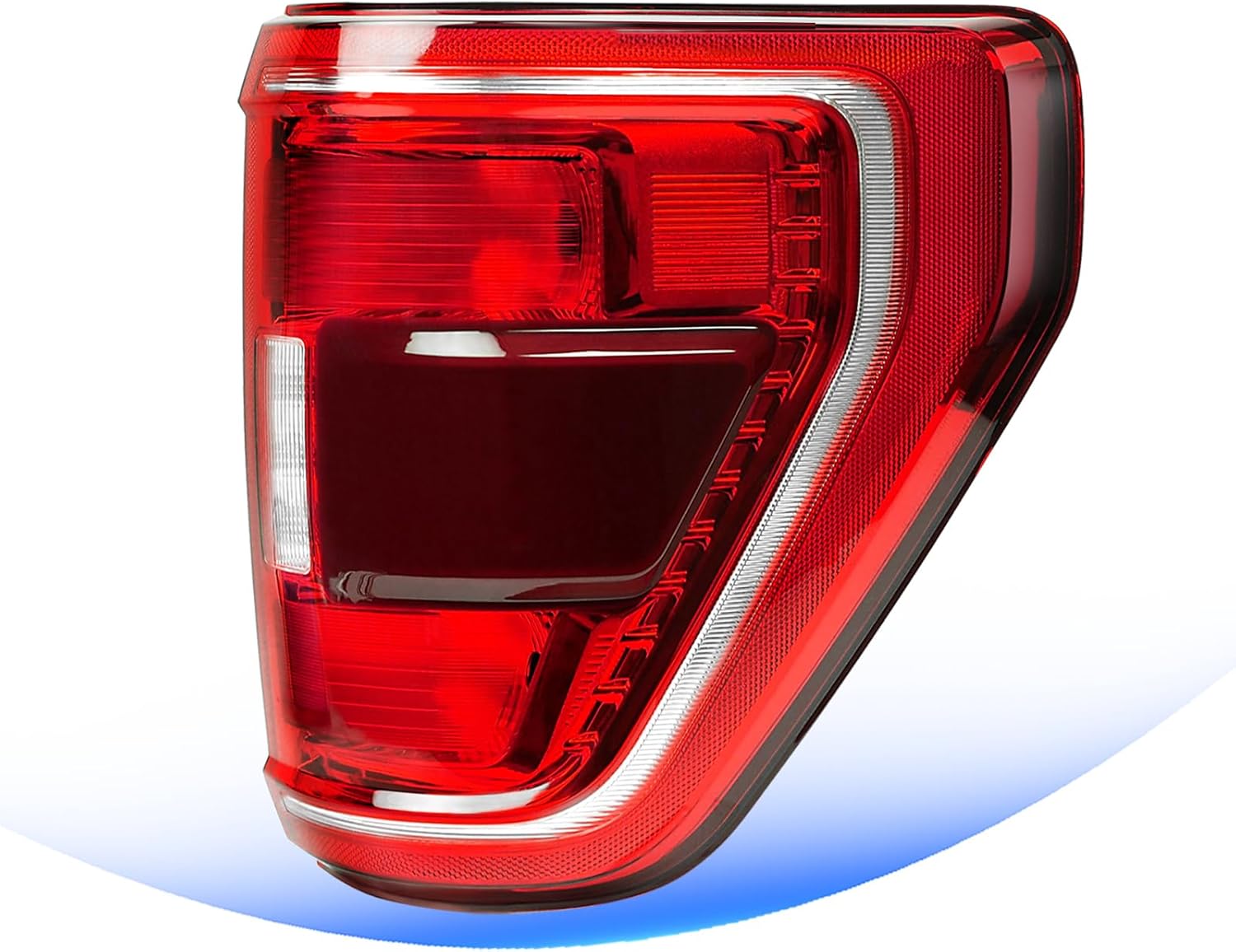 Tail Light Compatible with 2021 2022 2023 Ford F150 XL XLT Halogen Type Taillight w/Blind Spot Rear Turn Signal Brake Lamp Assembly Replacement ML3Z13404C (Right Passenger Side)