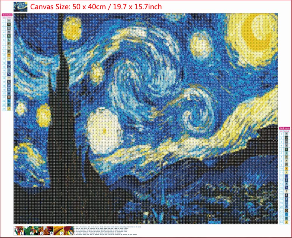 LUUFAN - Kit fai da te per pittura a mosaico 5D per adulti, fai