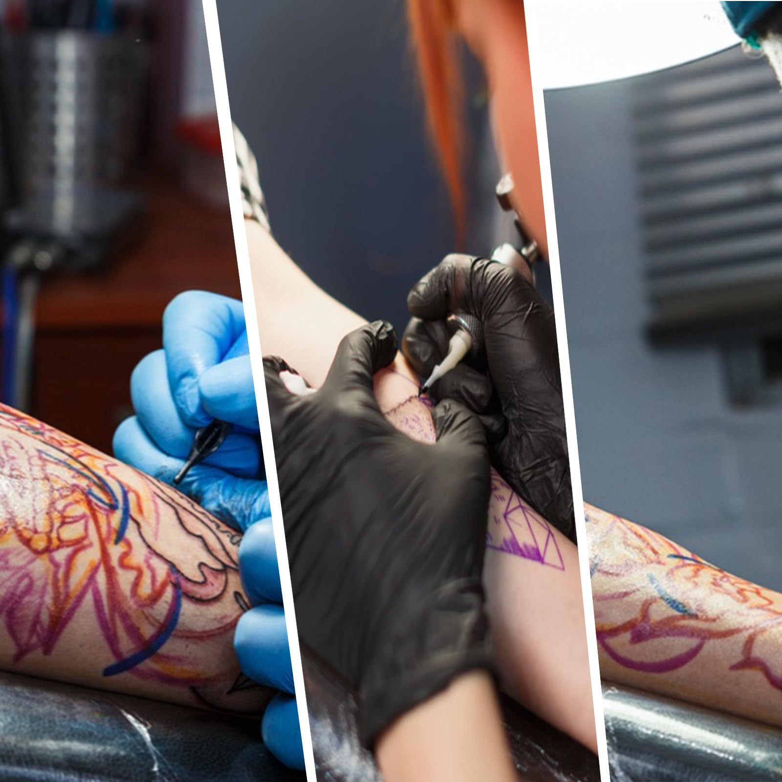Reposabrazos de tatuaje regulable en altura con inclinación de 180°, soporte estable de cuatro puntos y acolchado de espuma gruesa, soporte profesional para tatuaje para estudio y móvil
