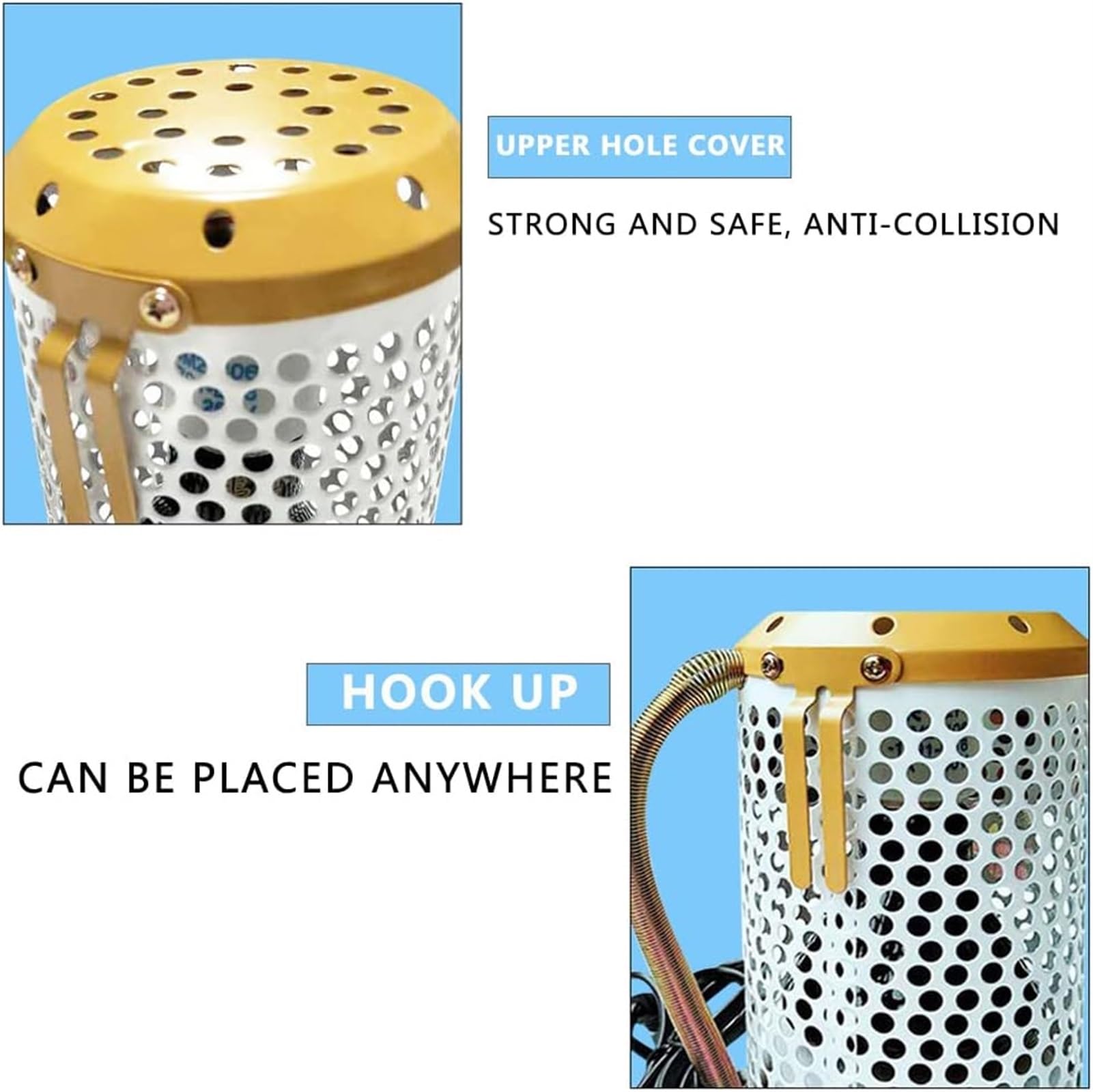 Lámpara calefactora for mascotas en invierno, emisor de calor cerámico con calentamiento a temperatura constante sin luz, bombilla de calor cerámica, adecuada for mascotas pequeñas como gatos y pájaro