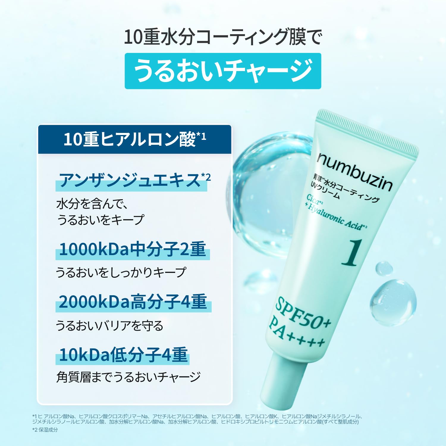 Amazon.co.jp: ナンバーズイン(numbuzin) 1番 青草水分コーティングUV