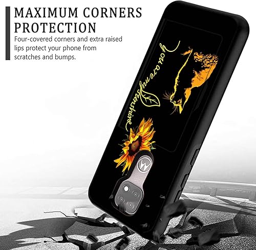 Miniatura 3 de Funda para Moto G Power 2021, de doble capa, a prueba de golpes, suave y dura, cartera interior suave, bolsillo para tarjeta de crédito, funda