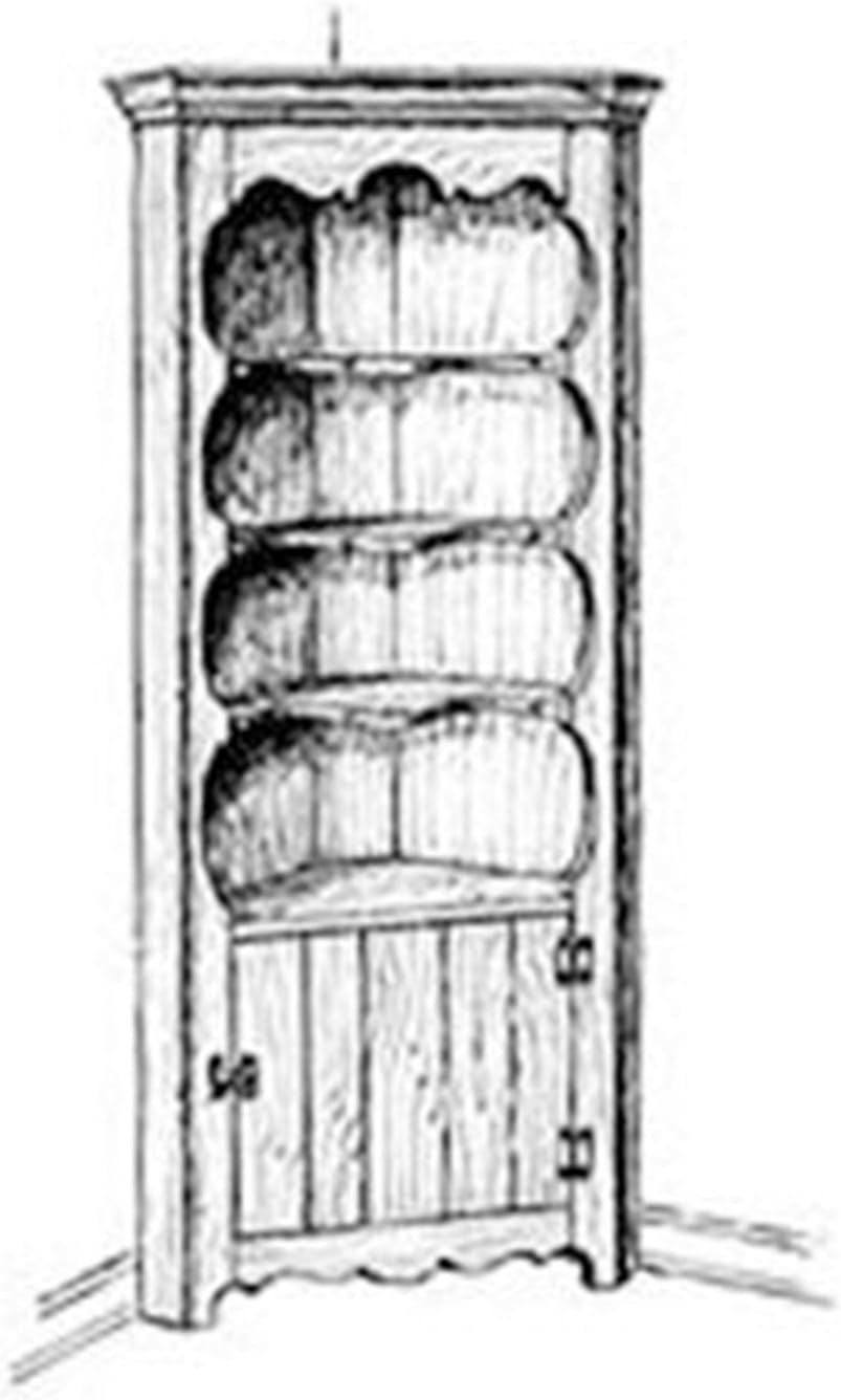 Woodcraft Project Paper Plan To Build Deluxe Corner Cabinet - Material Not Included