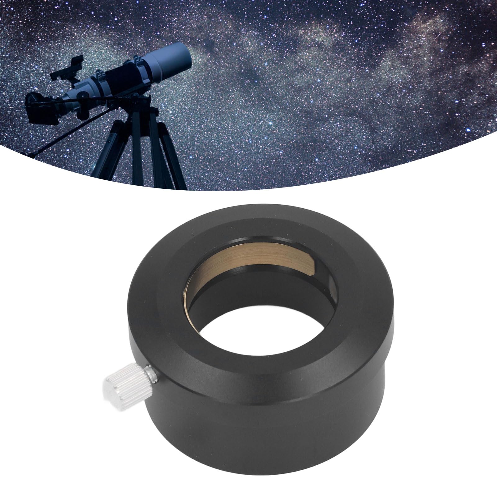 Adaptateur De Montage D'oculaire De Télescope De 2 Pouces à 1.25 Pouces, En Alliage D'aluminium, Pour La Photographie, Accessoires De Télescope, Noir