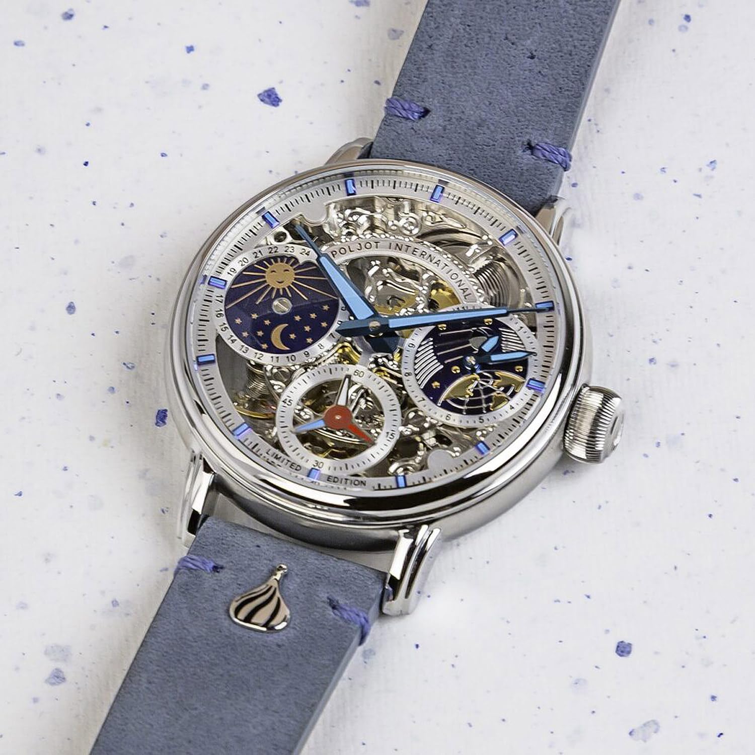 POLJOT International Reloj de Hombre, de Cuerda Manual, Sputnik,