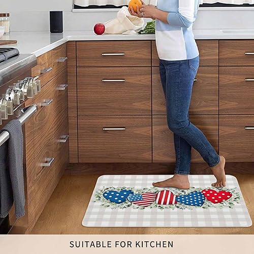 Vista 285 de Tapete de Feliz Navidad, tapete antideslizante para puerta delantera, baño, cocina, dormitorio, patio, entrada, 16 x 24 pulgadas, rojo, negro y verde