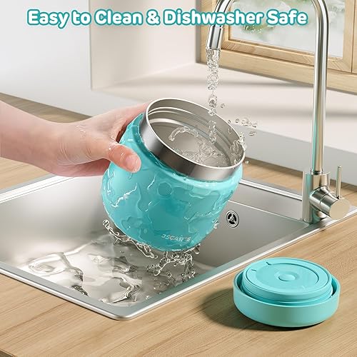 Miniatura 6 de Tarros aislados de alimentos para niños de 12 onzas para comida caliente, boca ancha, termo de comida térmica, contenedor térmico de almuerzo Termo