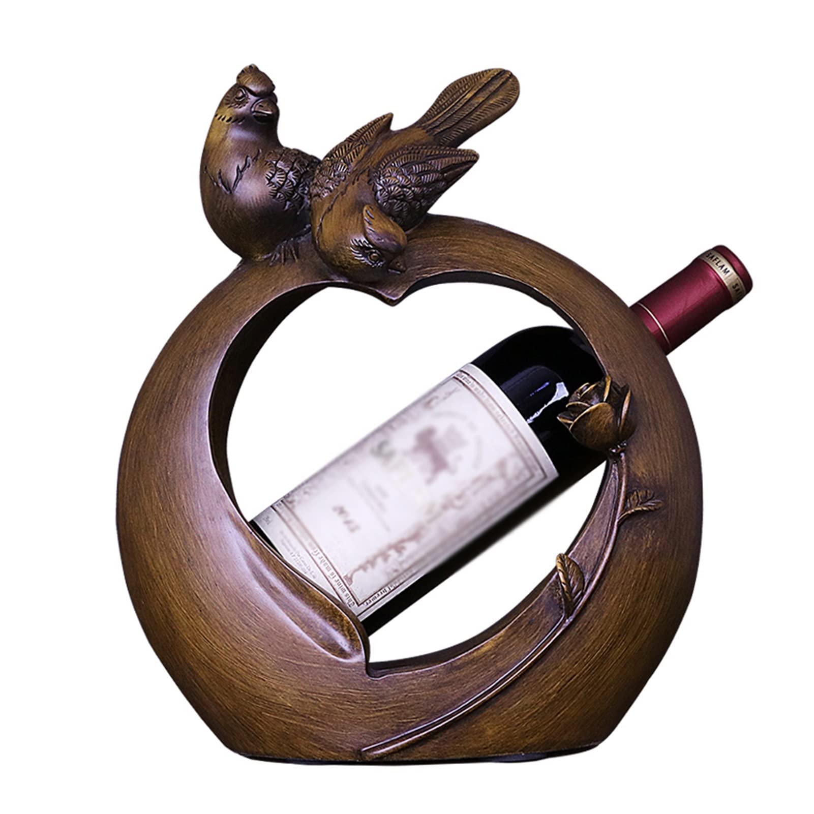 Casiers à vin de table autoportants et décoration pour meuble TV et salon