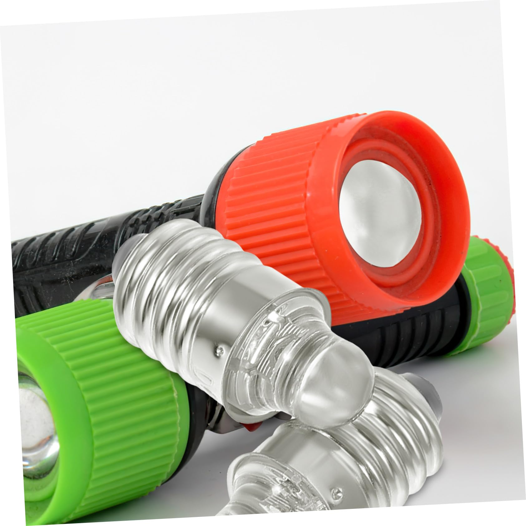 TEHAUX Lampadine LED Mini E10 per Torcia, 2 Pezzi, Argento