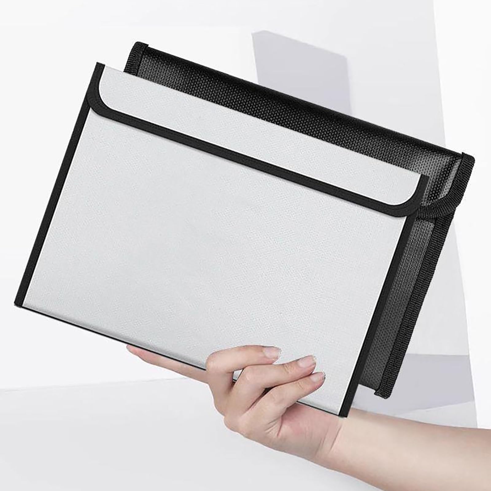 Borsa per Documenti Ignifuga e Impermeabile Porta Libretto Moto Portadocumenti Barca Impermeabile Porta Documenti per Passaporto Denaro Documenti Viaggio(A,30 * 20 * 5CM)