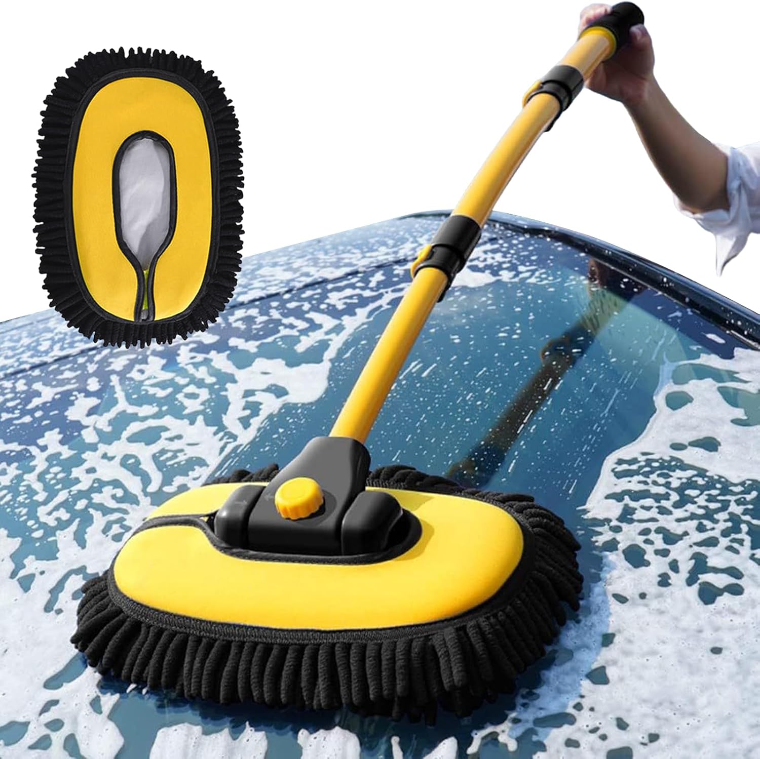 Extendable Long Handle Car Wash Brush Car Wash Mop Car Cleaning Kit extendable-long-handle-car-wash-brush-car-wash-mop-car-cleaning-kit