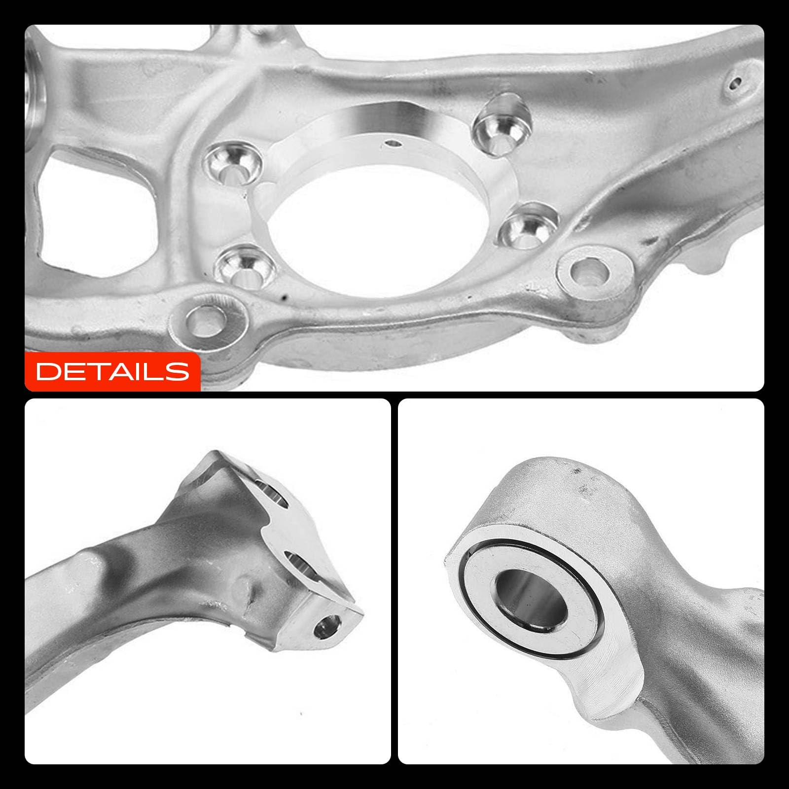 Frankberg Mangueta de dirección Delantero derecho Compatible con A4 Avant 8K5 A4 8K2 A4 Allroad 8KH A5 8T3 Q5 8RB Replace# 8K0407254