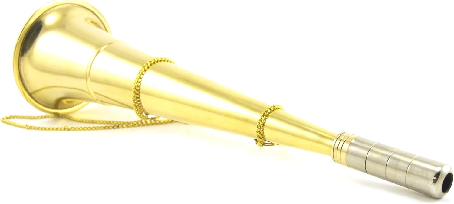 Functional Antique Reproduction Nautical Fog Horn, 13inch