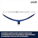 ENO SingleNest Hammock - Lightweight, 1 Person Portable Hammock - for Camping, Hiking, Backpacking, Travel, a Festival, or The Beach - Navy/Royal