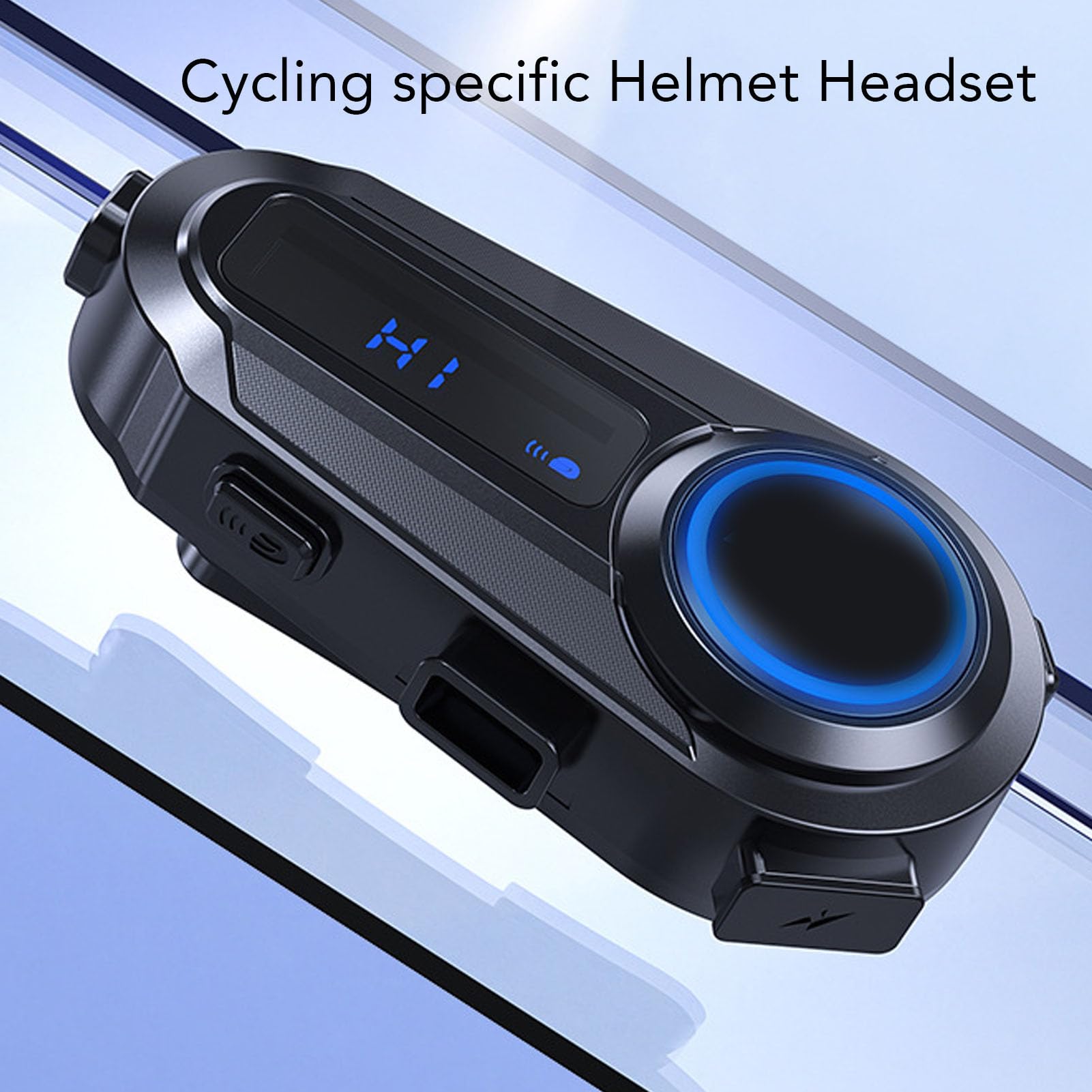 Jiawu Auricolare Bluetooth per Moto HiFi Modalità Doppia Conversazione Wireless per la Guida Guida Batteria IPX6 Impermeabile 18H