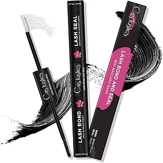 Cluster Lashes Bond and Seal, Crislashes Bond and Seal for DIY Lash Extensions, Super Strong Hold 48 Hours Lash Bond and Seal, Aftercare Sealant Latex Free (10ml)