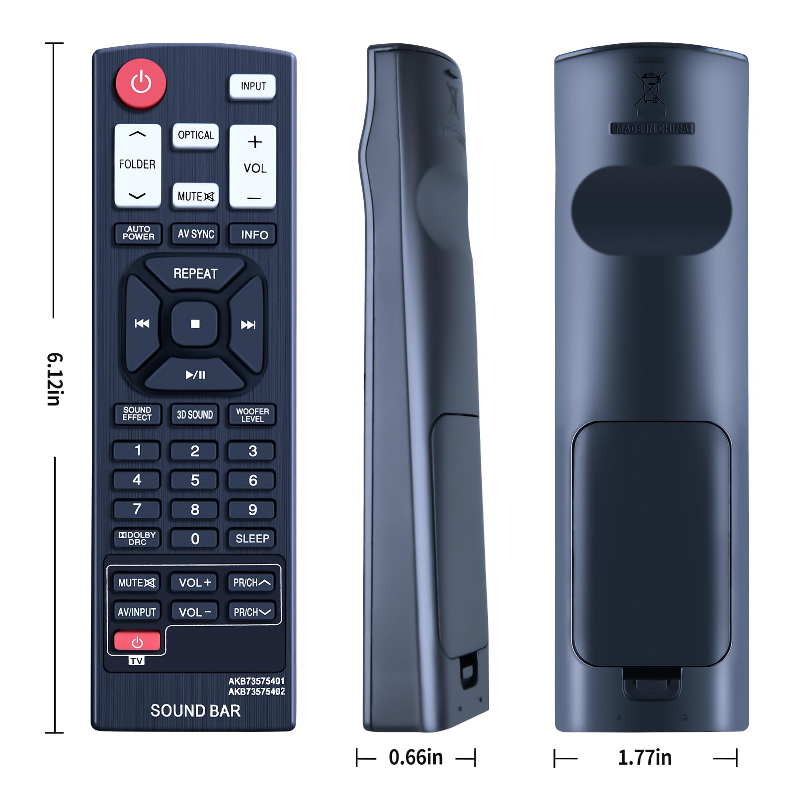 ALLIMITY AKB73575402 Télécommande de Remplacement pour LG Home Theater