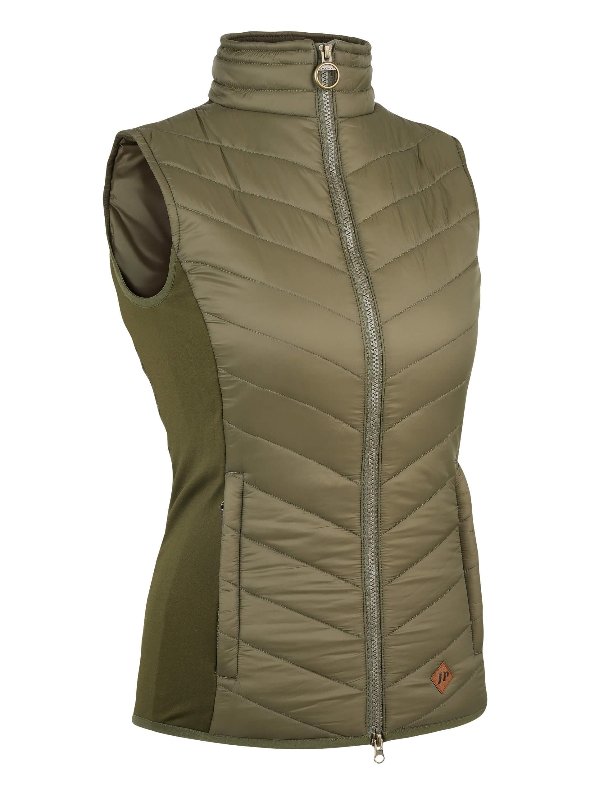 JACK PYKE Shires Damen Weste leichte taillierte Stretch Reißverschlusstaschen Outdoor Alltag
